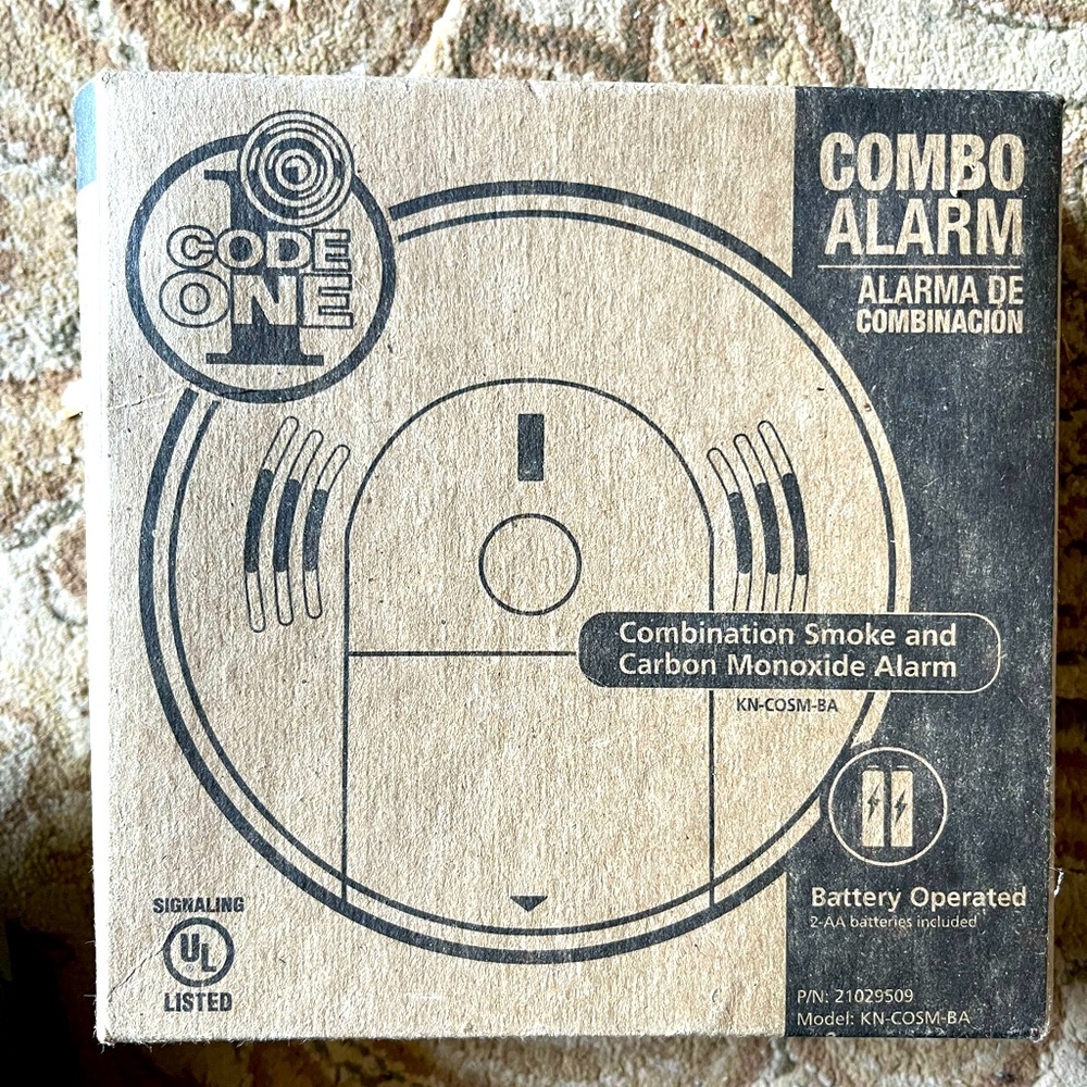 Code One Combo Smoke Alarm and Carbon Monoxide Alarm